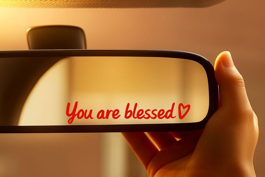 “You Are Blessed” Vinyl Decal (2x7)