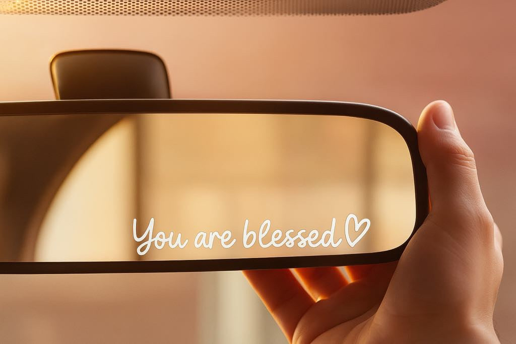 “You Are Blessed” Vinyl Decal (2x7)