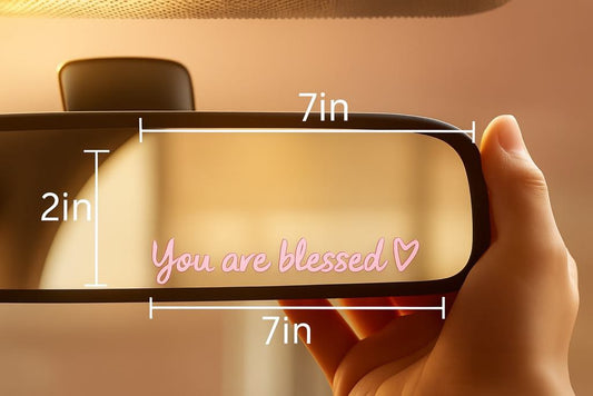 “You Are Blessed” Vinyl Decal (2x7)