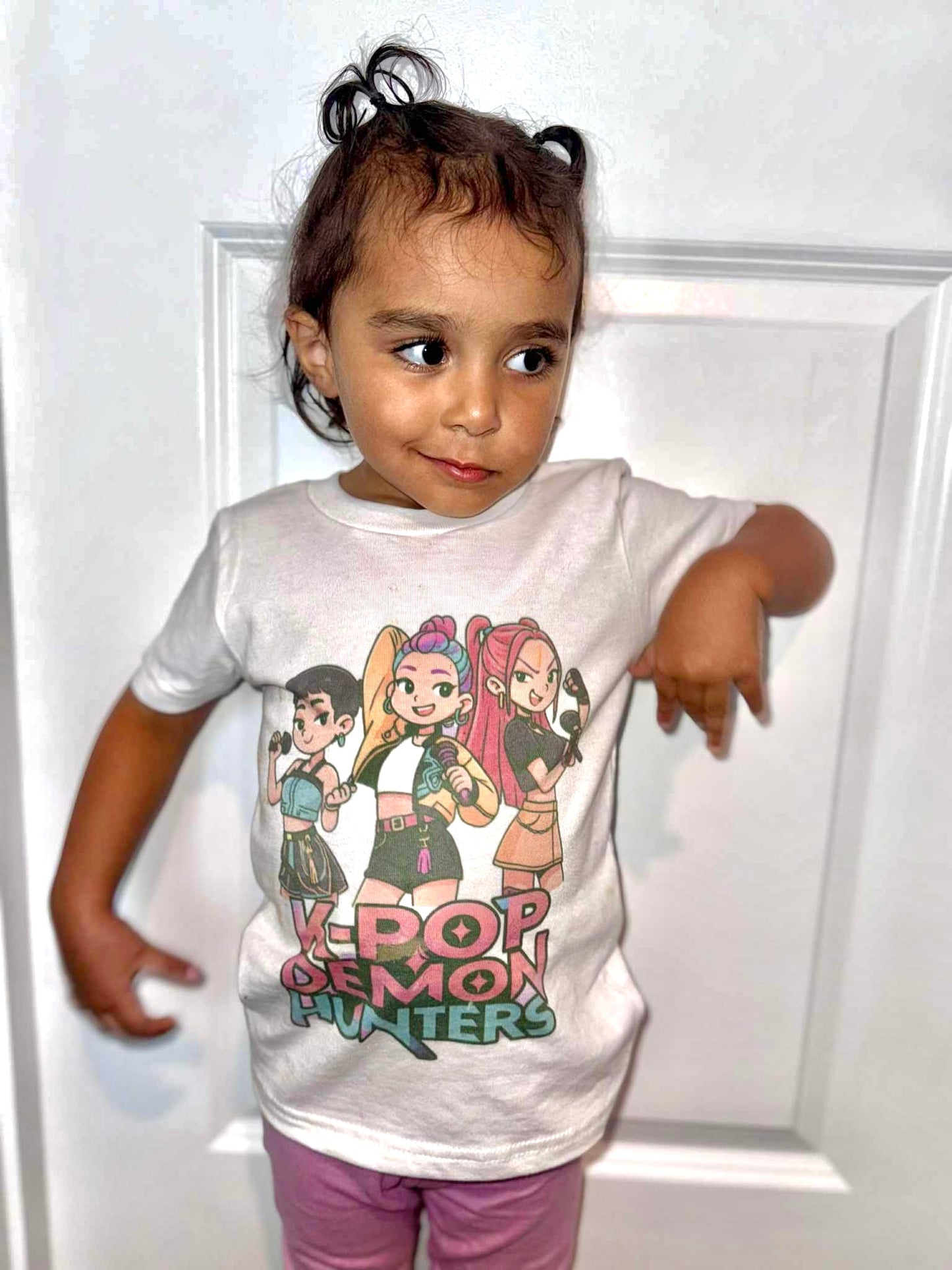 K-Pop Demon Hunter Graphic T-Shirt – Toddler & Youth Sizes