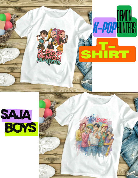 K-Pop Demon Hunter Graphic T-Shirt – Toddler & Youth Sizes