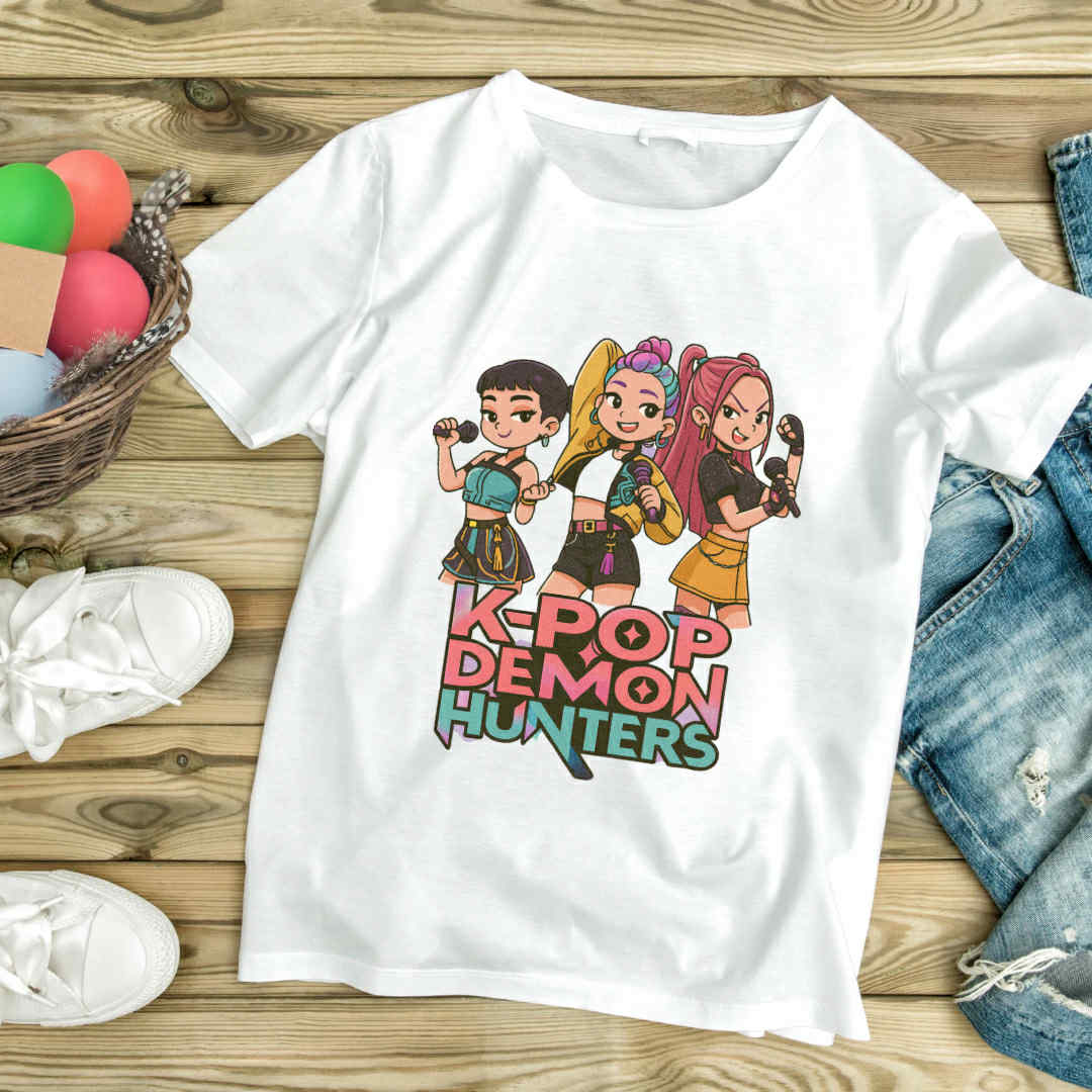 K-Pop Demon Hunter Graphic T-Shirt – Toddler & Youth Sizes